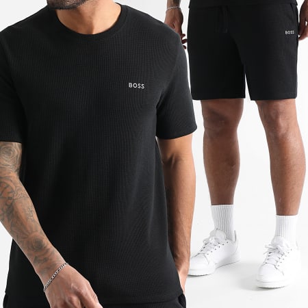 BS - Ensemble Tee Shirt Et Short Jogging Waffle