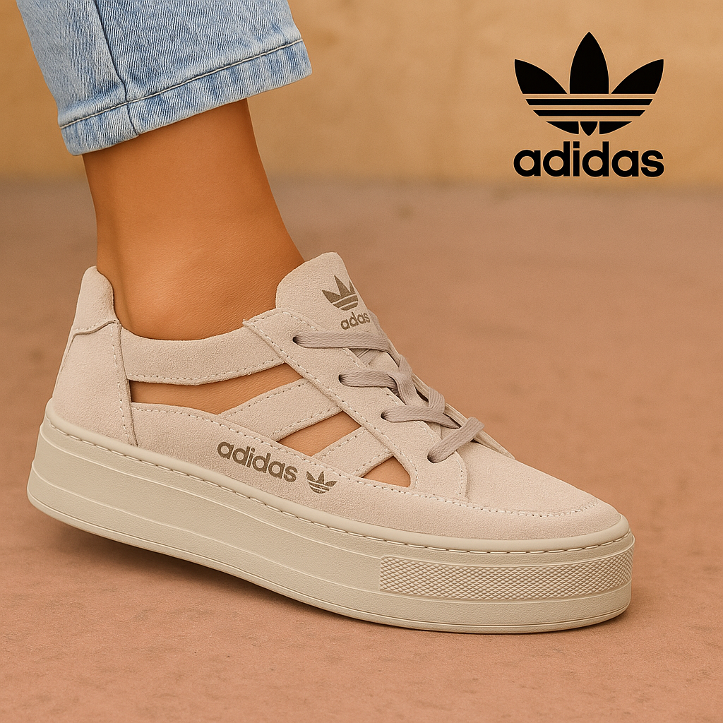 Damenschuhe mit Plateau-Sohle