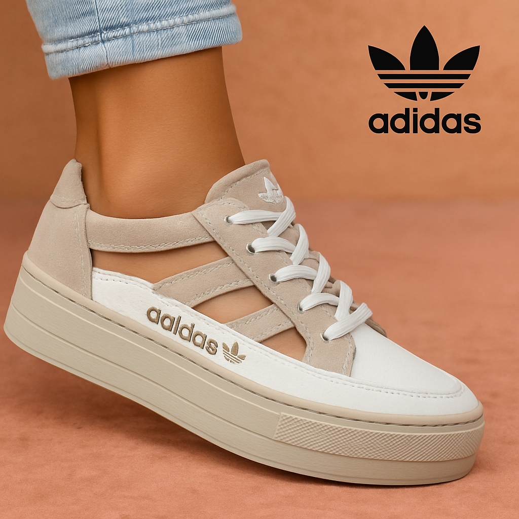 Damenschuhe mit Plateau-Sohle